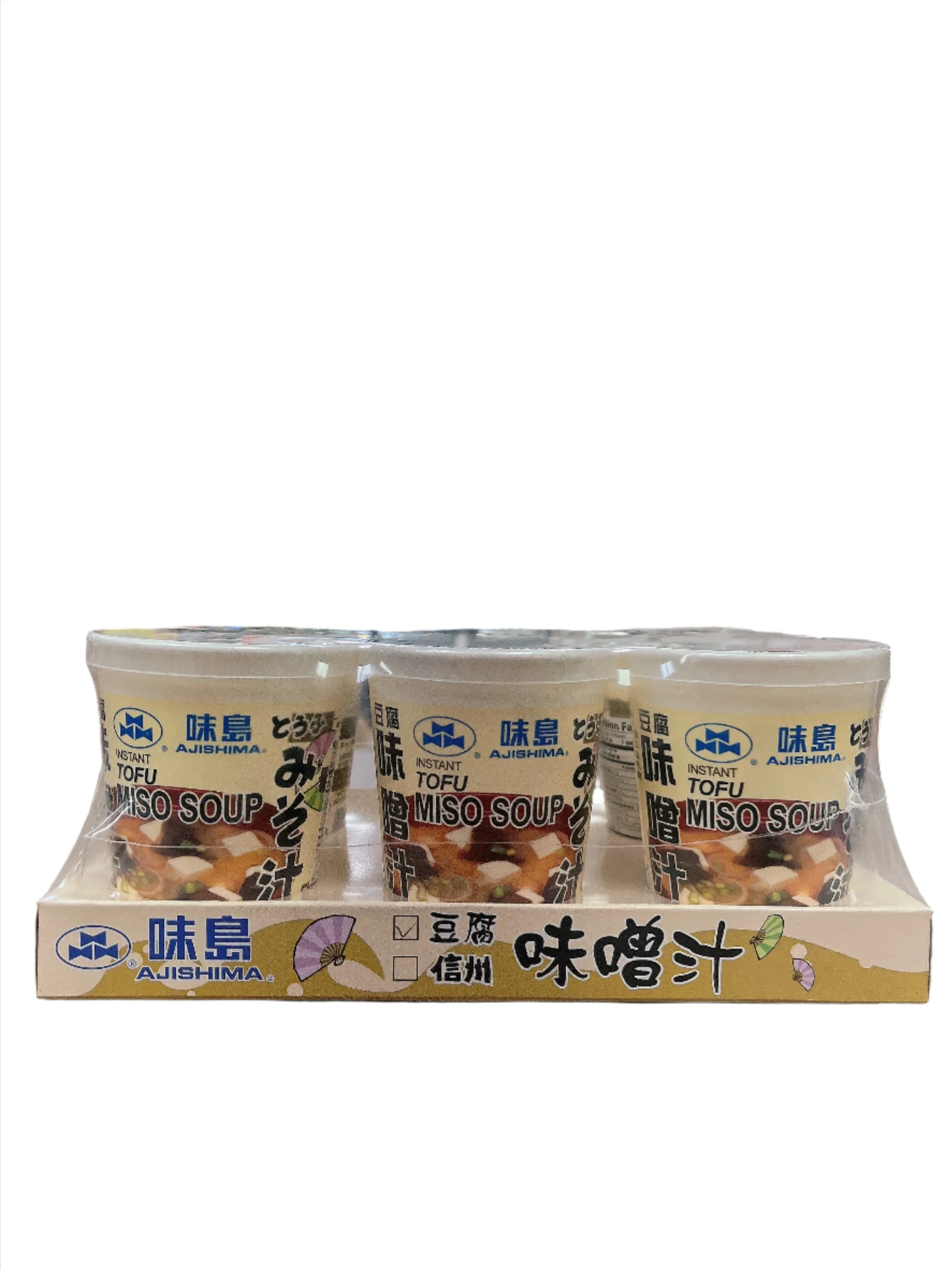 AJISHIMA INSTANT TOFU MISO CUP 6P