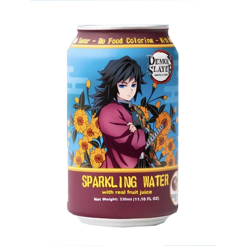 ANYYUMS DEMON SLAYER SPARKLING WATER PASSION FRUIT