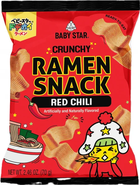 BABY STAR CRUNCHY RAMEN SNACK WIDE RED CHILI
