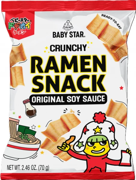 BABY STAR CRUNCHY RAMEN SNACK WIDE SOY SAUCE