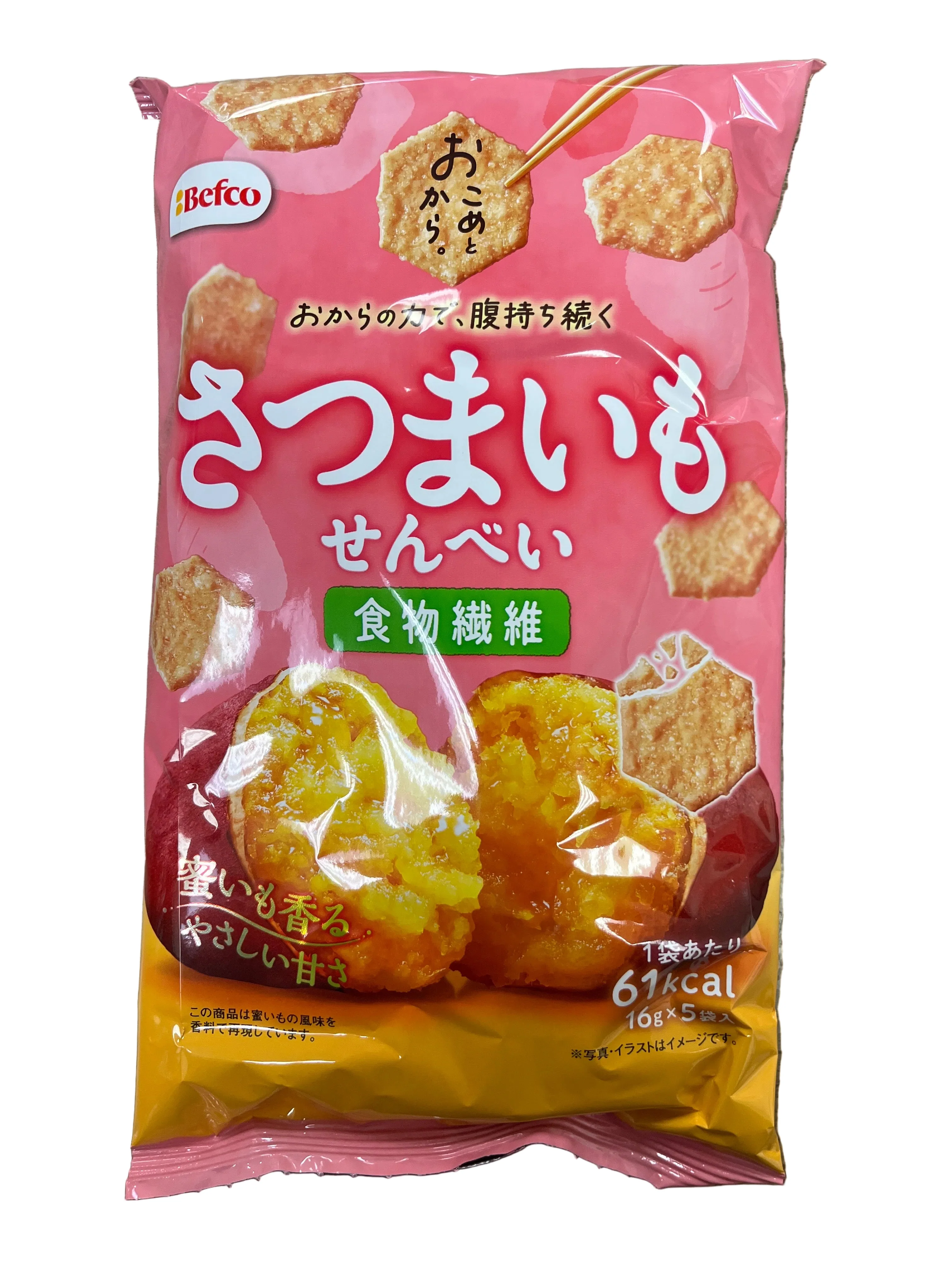 BEFCO OKOME OKARA SATSUMAIMO SENBEI