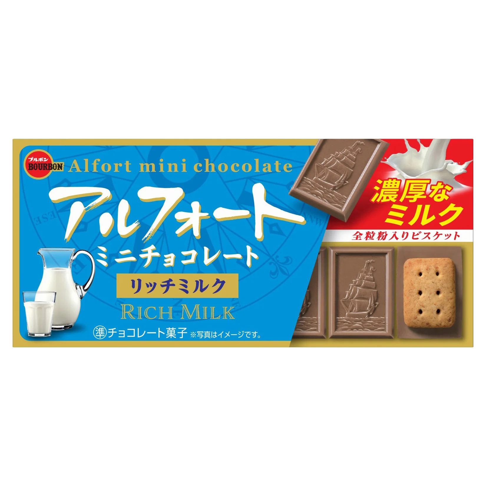 BOURBON ALFORT MINI RICH MILK