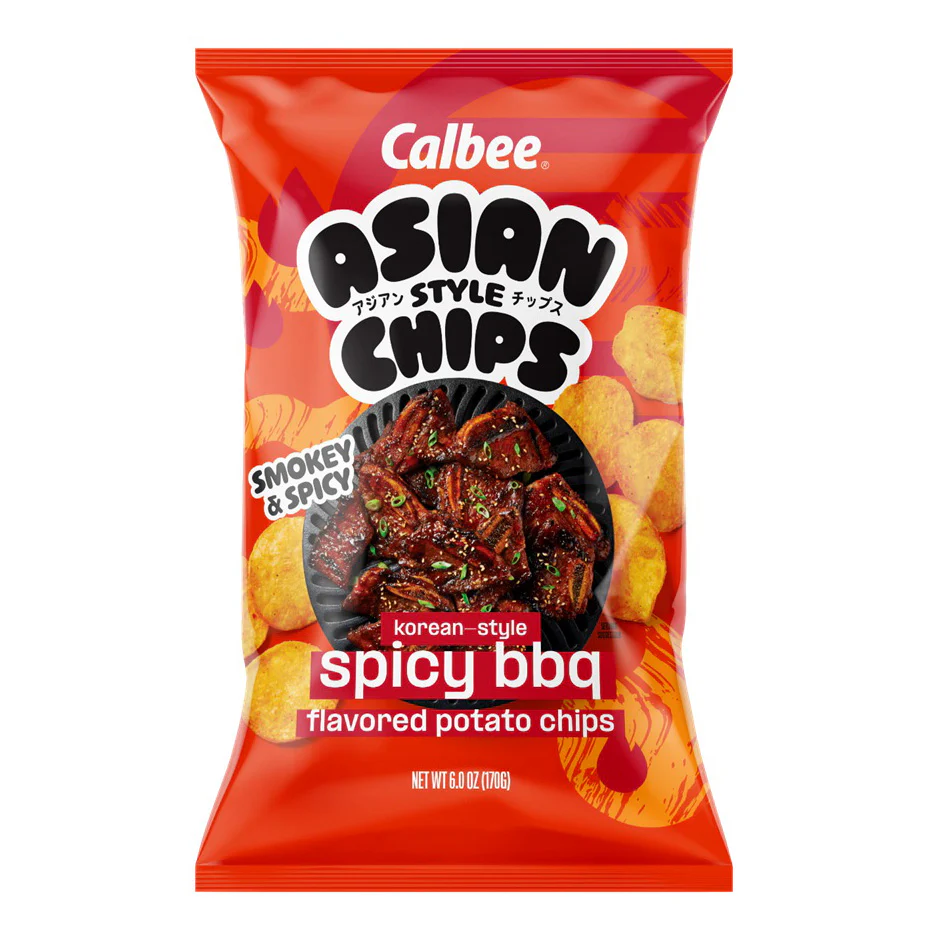 CALBEE ASIAN STYLE CHIPS KOREAN SPICY BBQ