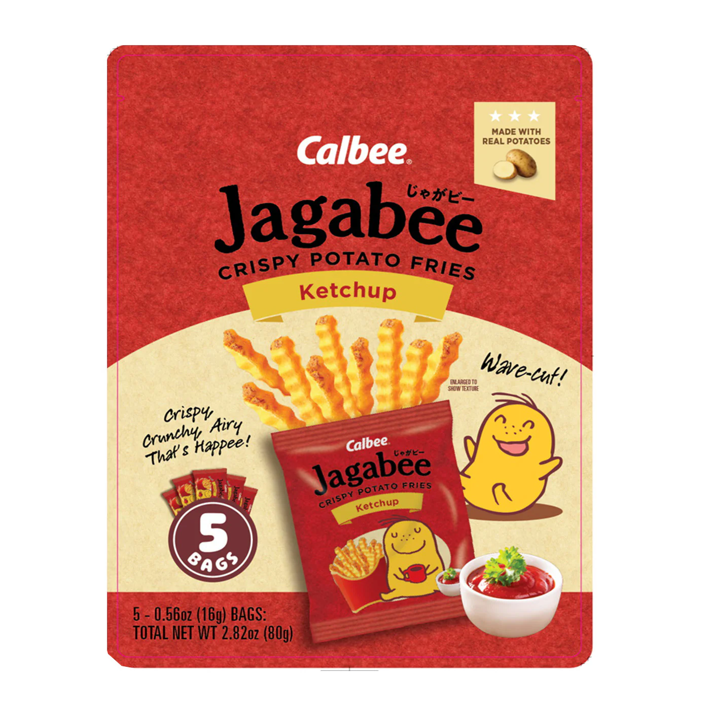 CALBEE JAGABEE KETCHUP 5P