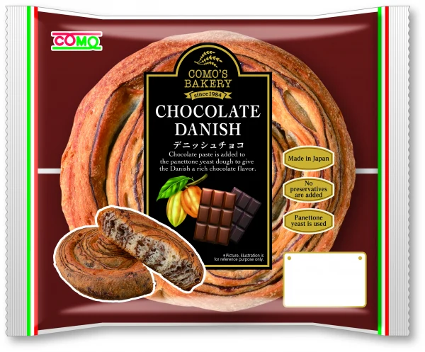COMO'S BAKERY CHOCOLATE DANISH