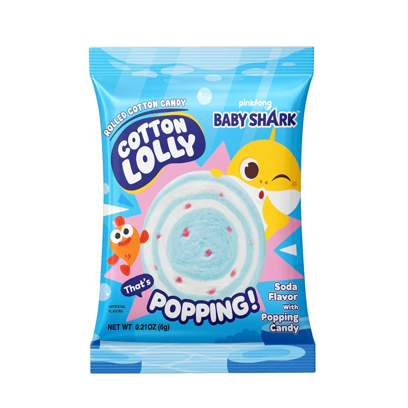 COTTON LOLLY BABY SHARK POPPING