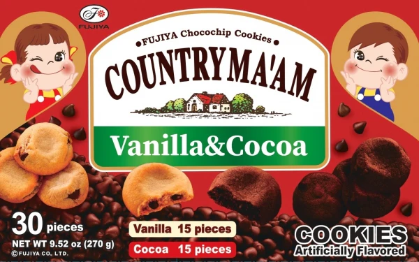 FUJIYA COUNTRYMA'AM VANILLA&COCOA 30P