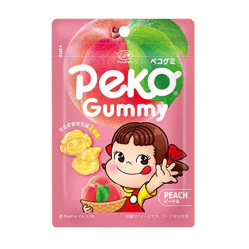 FUJIYA PEKOCHAN GUMMY PEACH