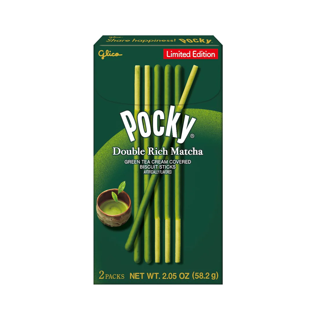 GLICO POCKY DOUBLE MATCHA