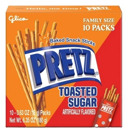 GLICO PRETZ TOASTED SUGAR