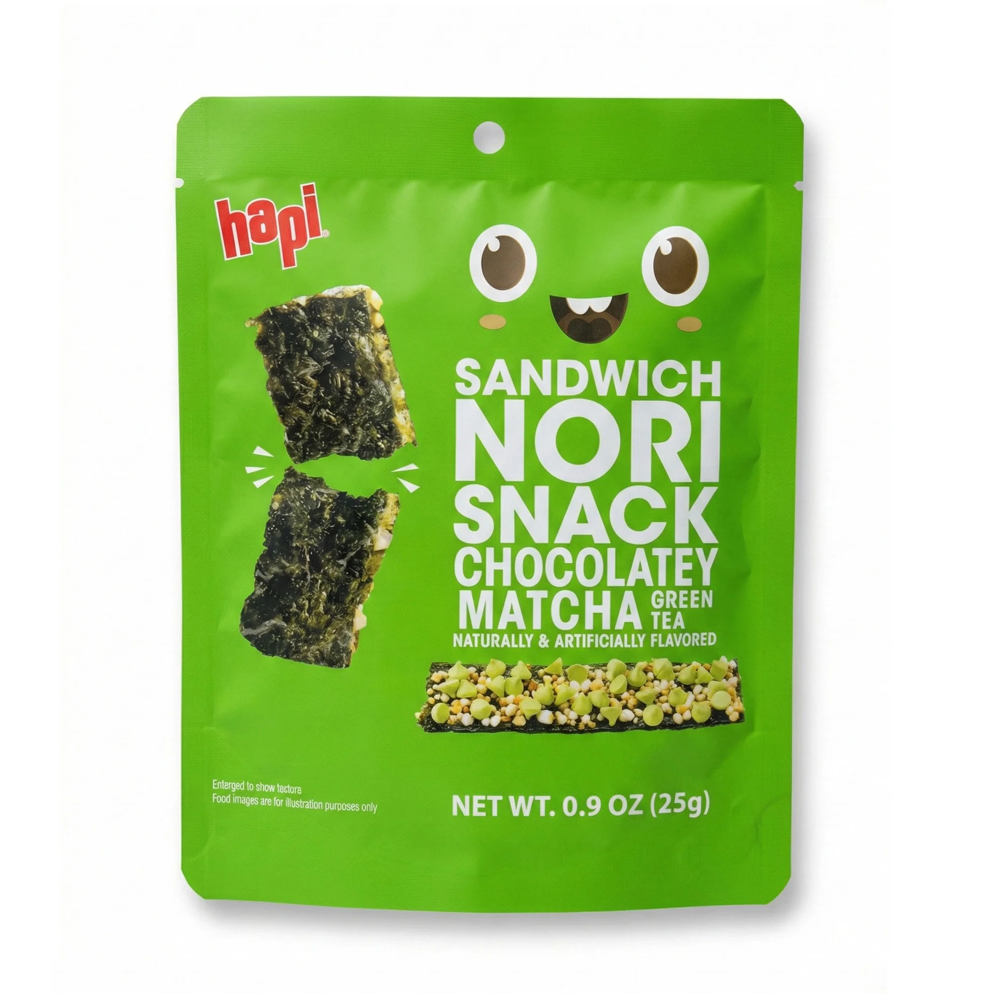 HAPI SANDWICH NORI SNACK MATCHA