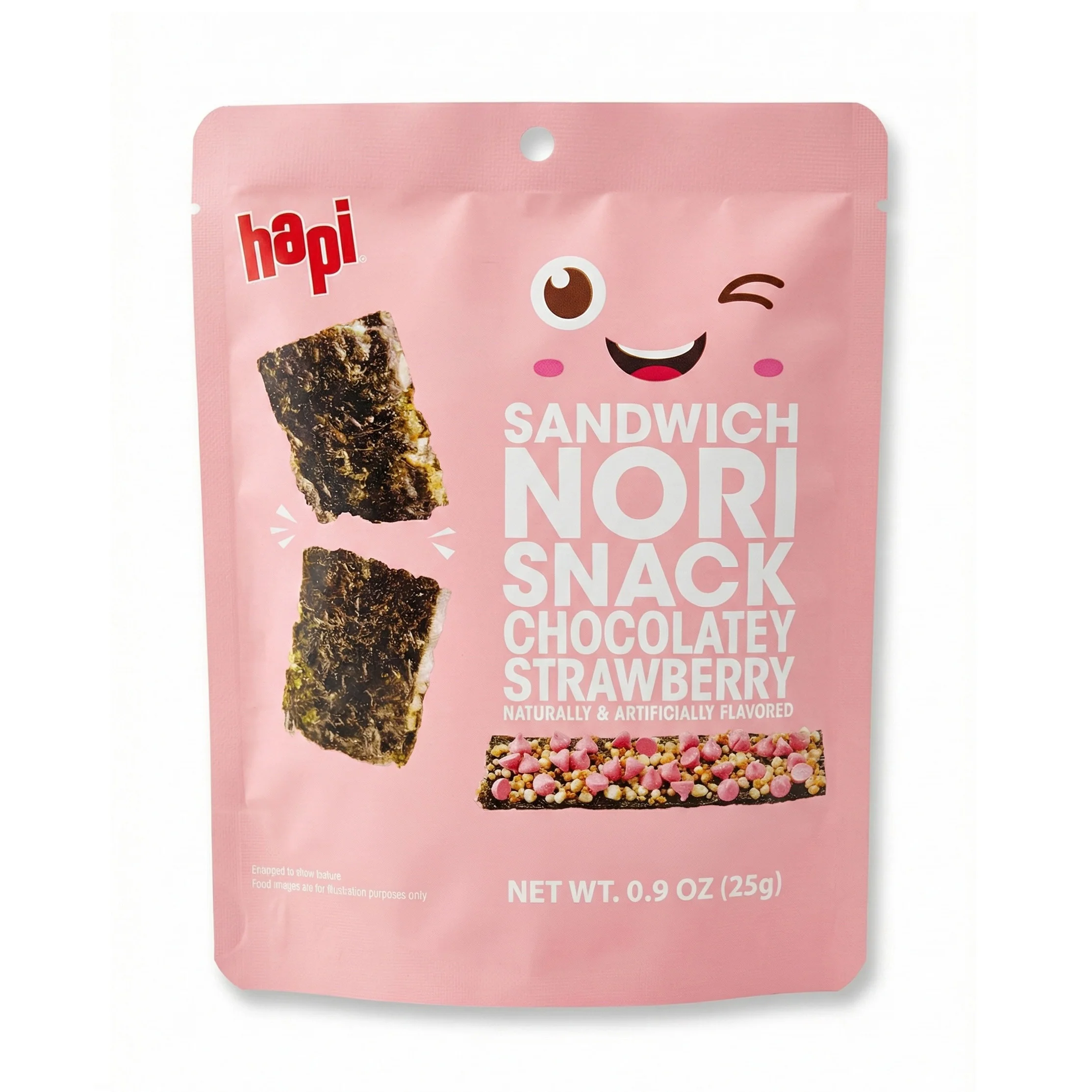 HAPI SANDWICH NORI SNACK STRAWBERRY
