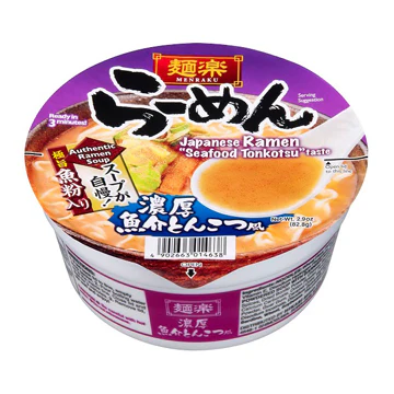 HIKARI MENRAKU SEAFOOD TONKOTSU CUP
