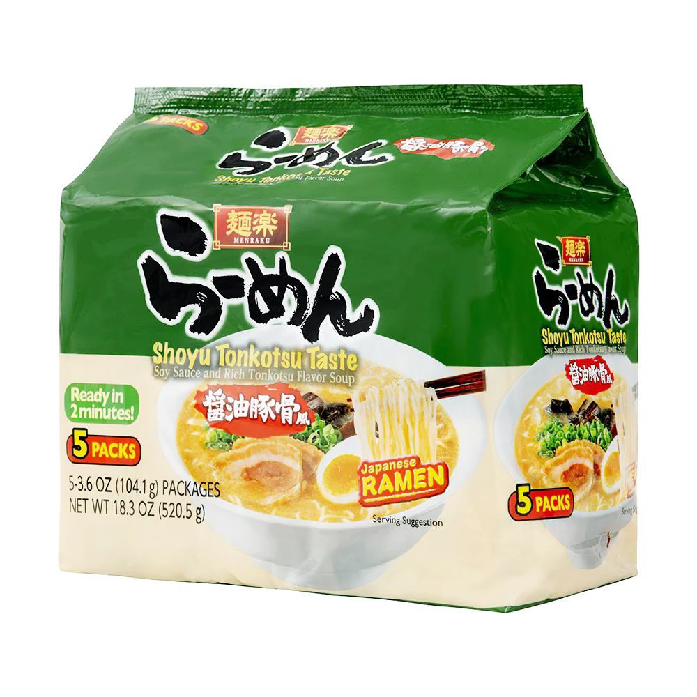 HIKARI MENRAKU SHOYU TONKOTSU RAMEN 5P