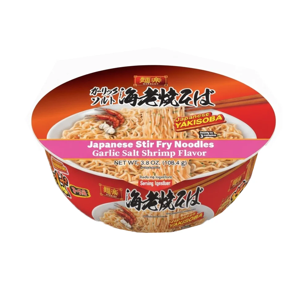 HIKARI MENRAKU YAKISOBA GARLIC SALT SHRIMP