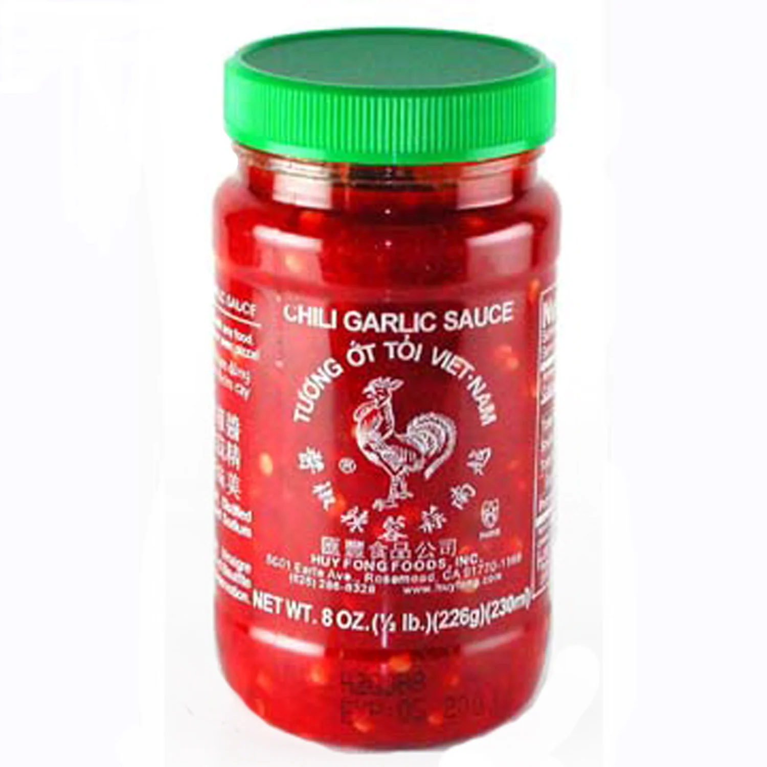 HUY FONG FOODS CHILI GARLIC SAUCE 8 OZ