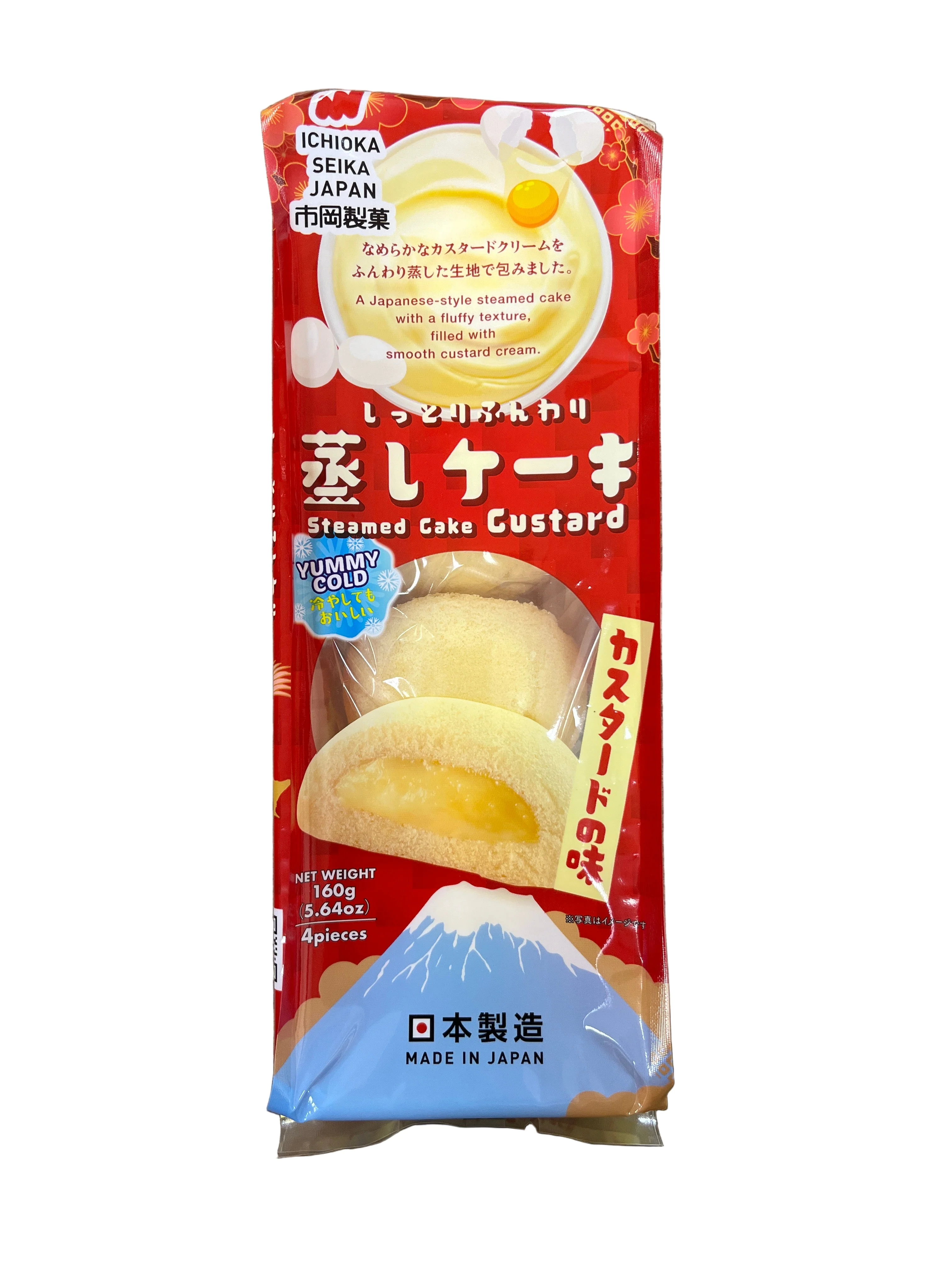 ICHIOKA SEIKA MUSHI CAKE CUSTARD