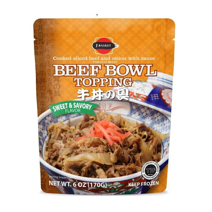 J-BASKET BEEF BOWL TOPPONG GYUDON 6 OZ