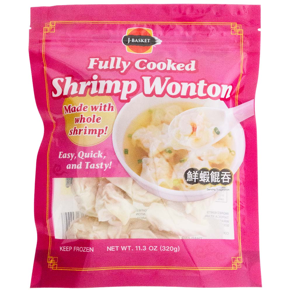 J-BASKET FULLY COOKED SHRIMP WONTON