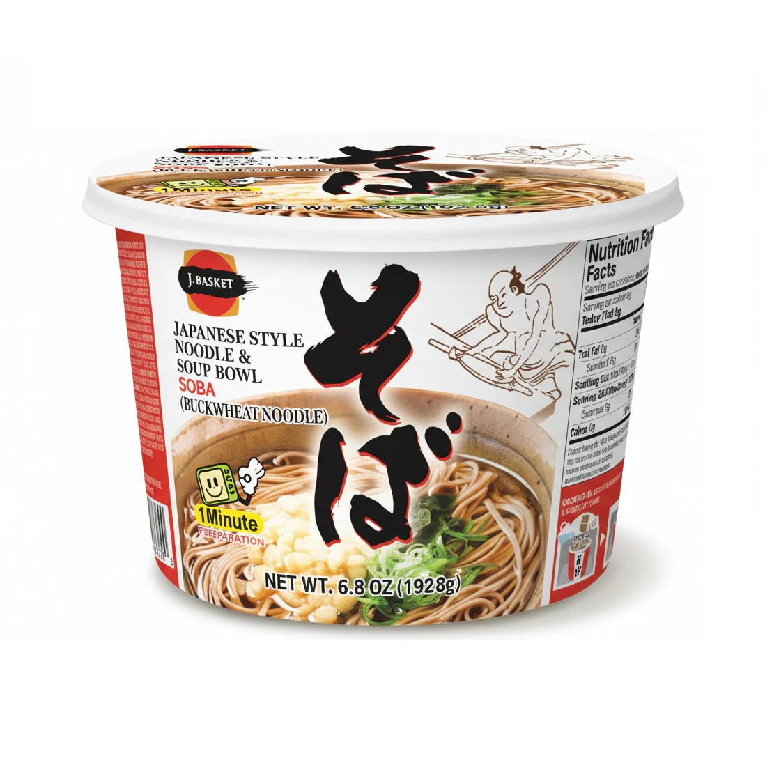 J-BASKET INSTANT CUP SOBA