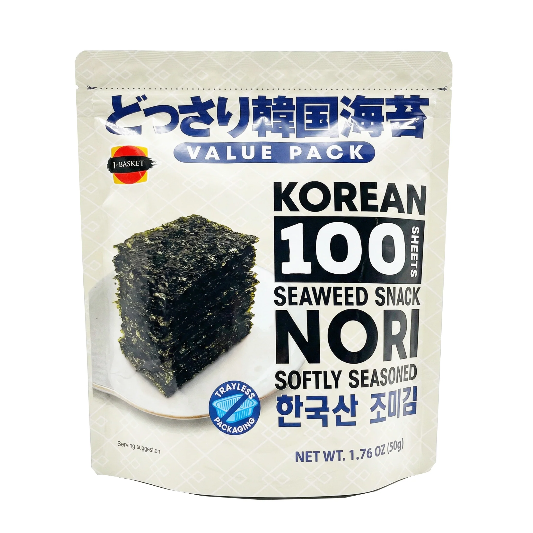 J-BASKET KOREAN SEAWEED SNACK 100P