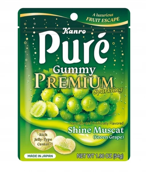KANRO PREMIUM PURE GUMMY SHINE MUSCAT