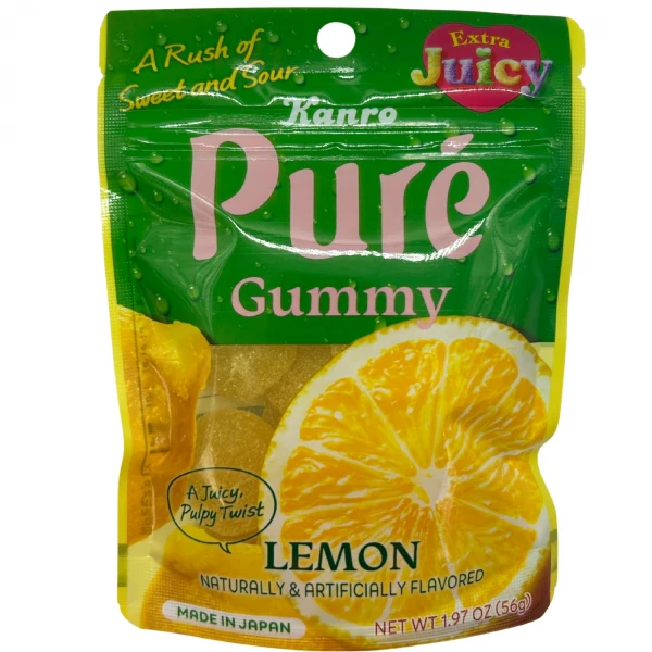 KANRO PURE GUMMY LEMON