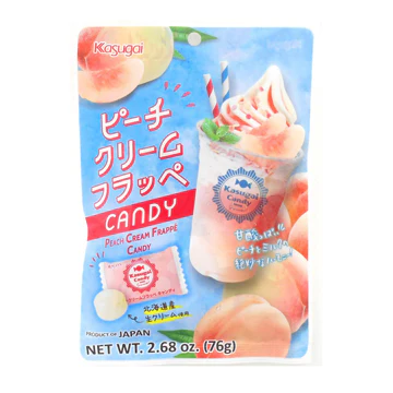 KASUGAI PEACH CREAM FRAPPE CANDY