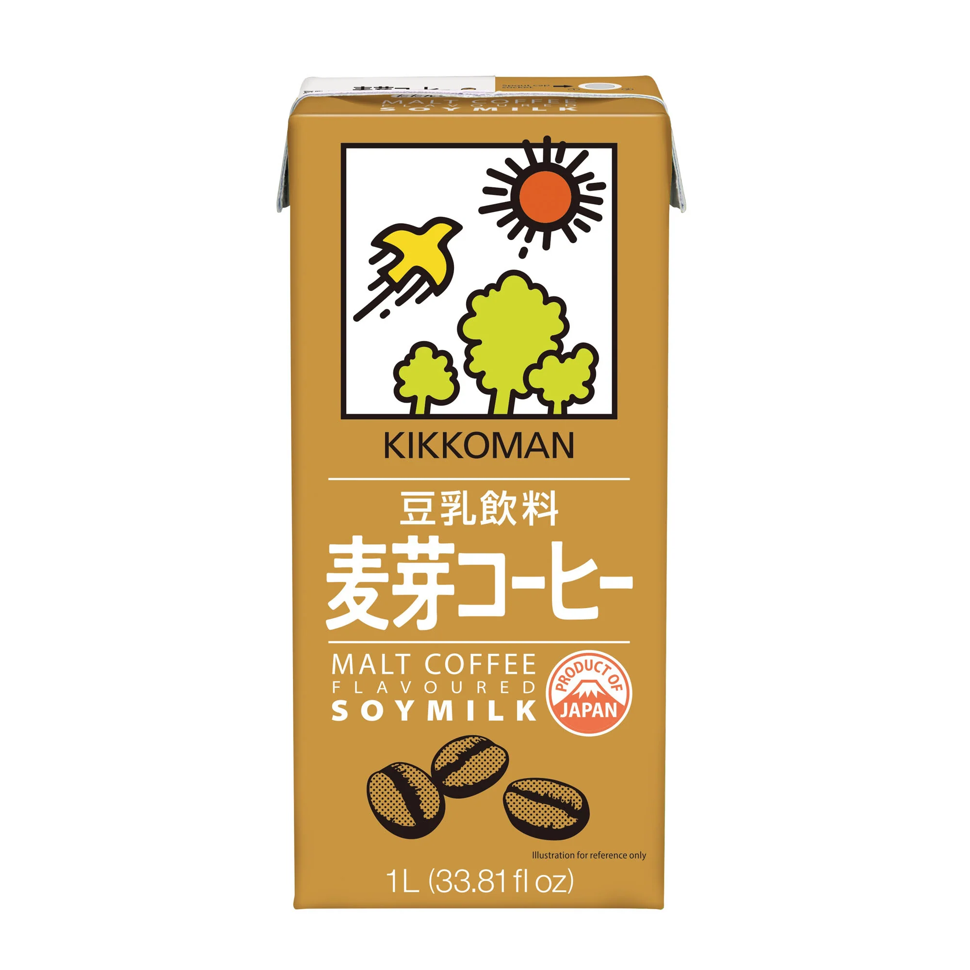 KIKKOMAN SOY MILK MALT COFFEE