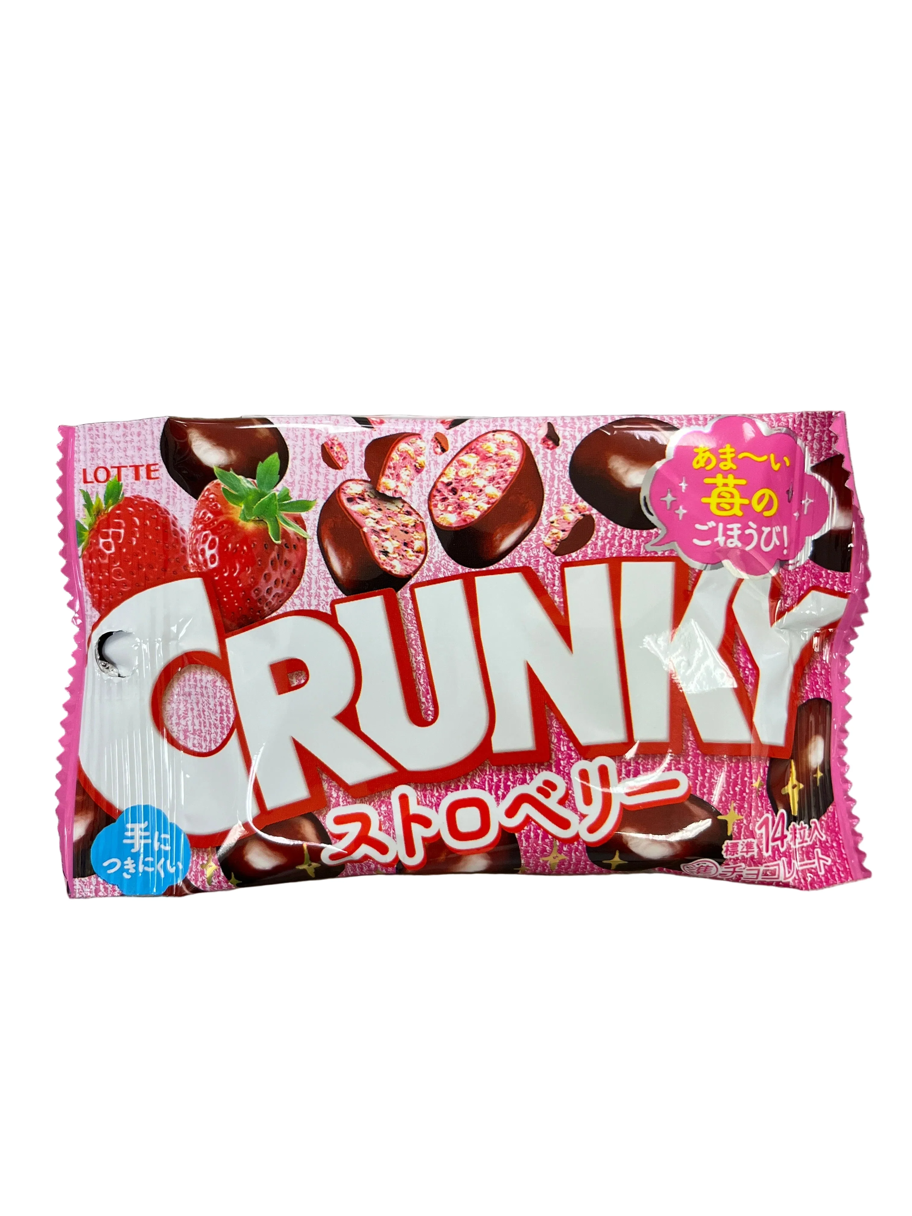LOTTE CRUNKY POP JOY STRAWBERRY