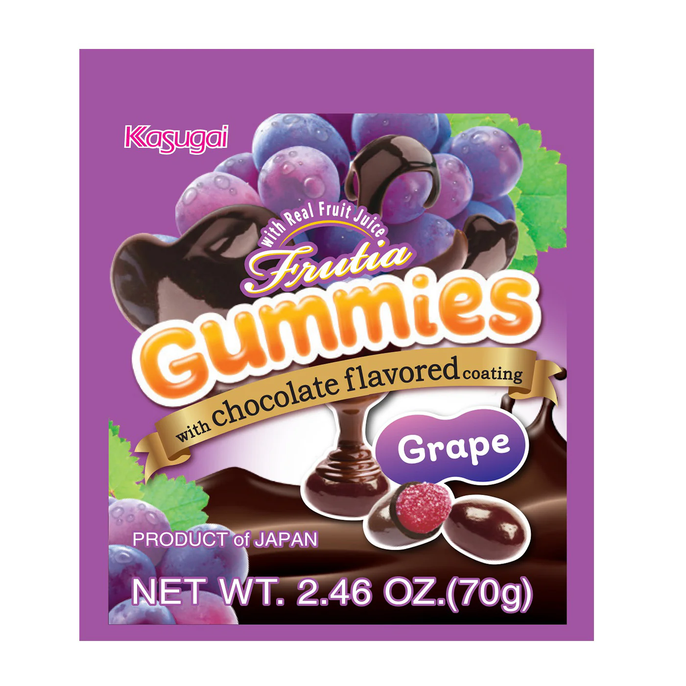MEIJI FRUTIA CHOCO GUMMIES GRAPE