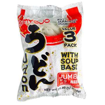 MYOJO JUMBO UDON W/SOUP 3P