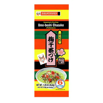 NAGATANIEN OCHAZUKE UMEBOSHI 6P