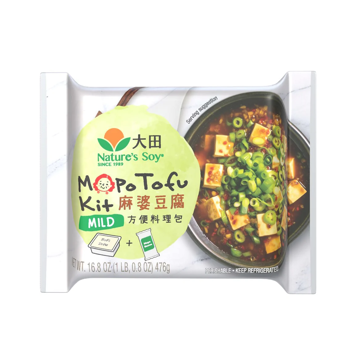 NATURE'S SOY MAPO TOFU MILD