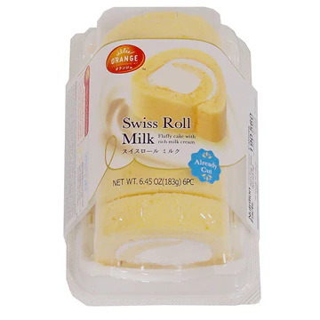ORANGE SWISS ROLL MILK