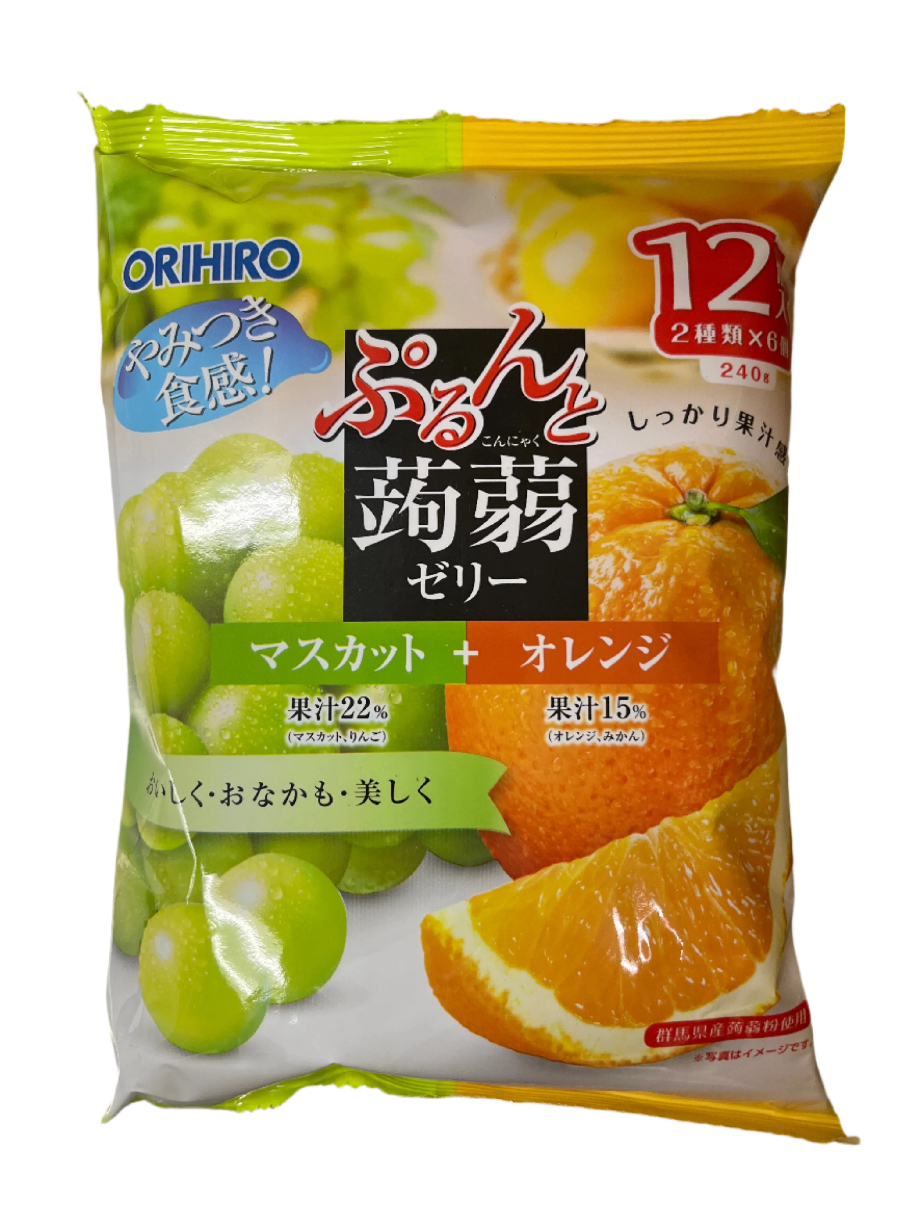 ORIHIRO KONJAC JELLY MUSCAT & ORANGE