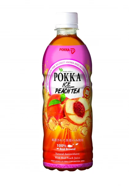 POKKA ICE PEACH TEA