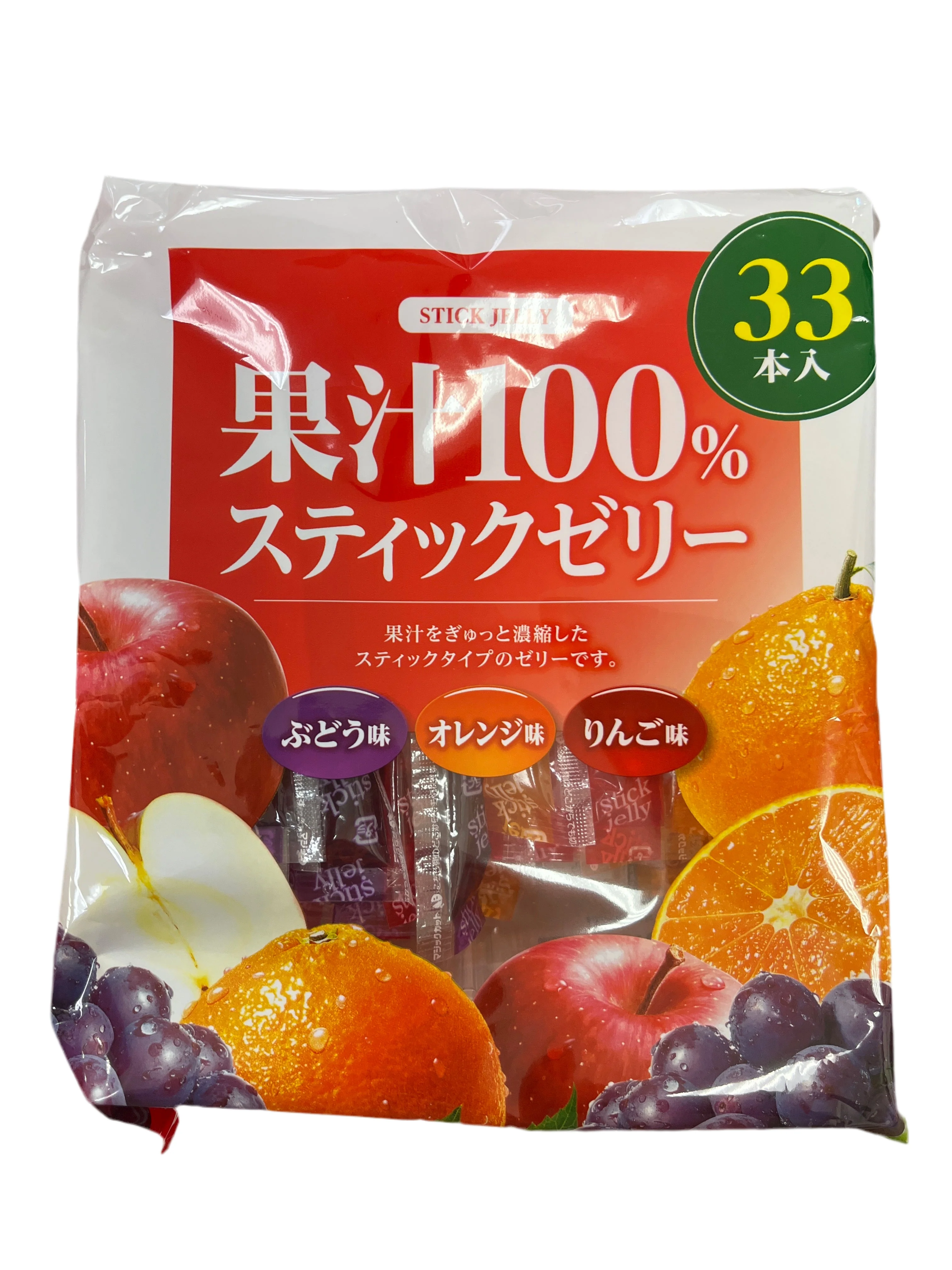 RIBON KAJU 100% STICK JELLY 33P