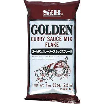 S&B GOLDEN CURRY MIX FLAKES