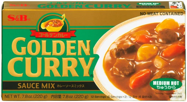 S&B GOLDEN CURRY SCE MIX MED HOT