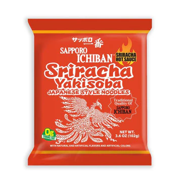 SAPPORO ICHIBAN SRIRACHA YAKISOBA