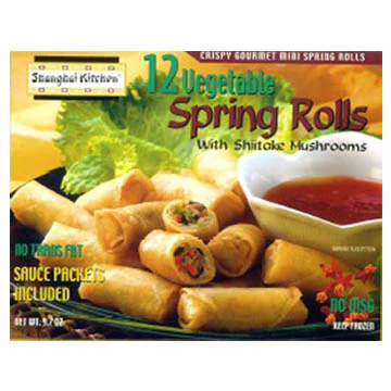 SHANGHAI KITCHEN VEGE SPRING ROLLS