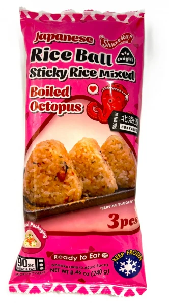SHIRAKIKU RICE BALL BOILED OCTOPUS