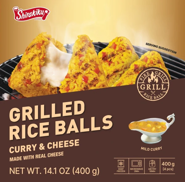SHIRAKIKU RICE BALL CURRY&CHEESE