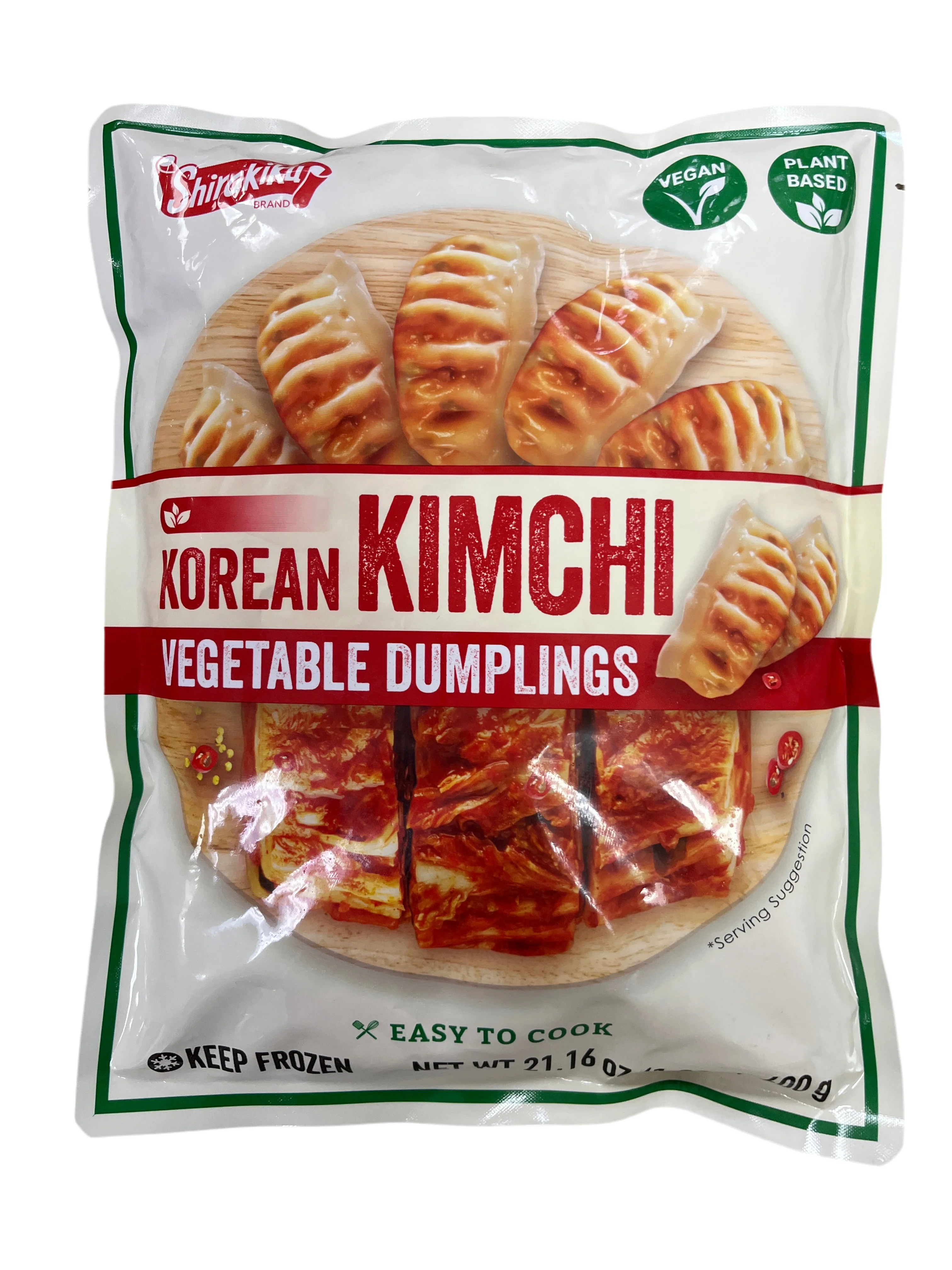 SHIRAKIKU VEGETABLE DUMPLINGS KIMCHI