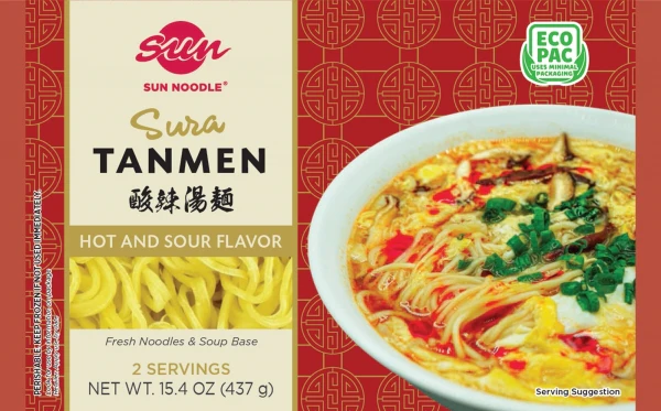 SUN NOODLE SURA TANMEN HOT AND SOUR