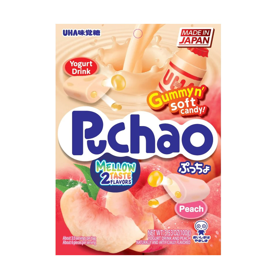 UHA MIKAKUTO PUCHAO YAKULT & PEACH
