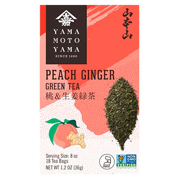 YAMAMOTOYAMA PEACH GINGER GREEN TEA